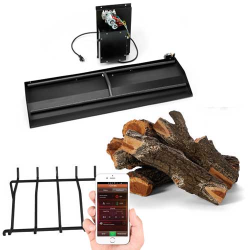 dual burner grate and log set kit 1