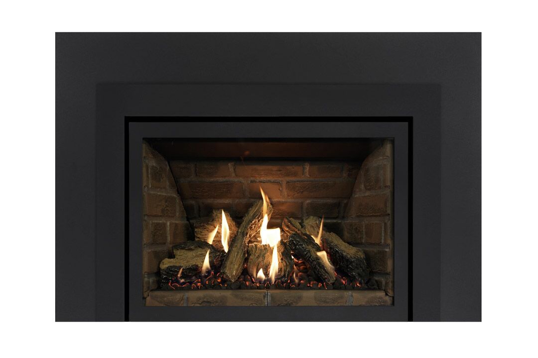 27 gas fireplace insert skhsbs red panels