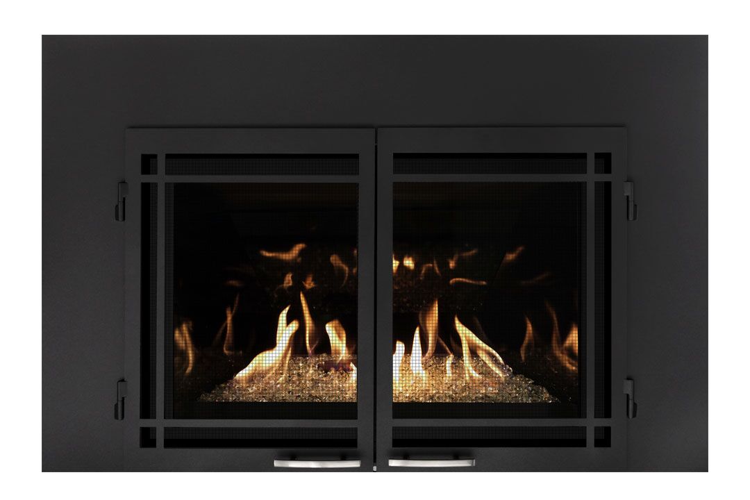 31 gas fireplace insert contemporary sdhmdb clear beads