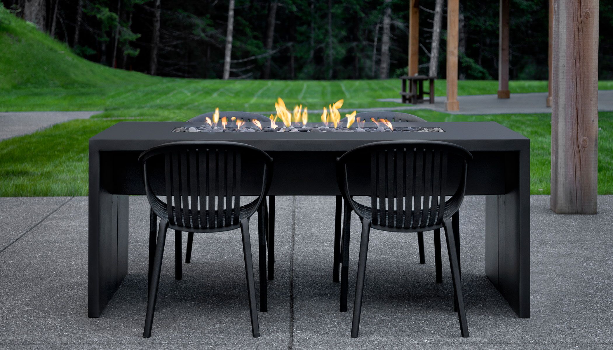 Nimbus Fire Table Dark Graphite
