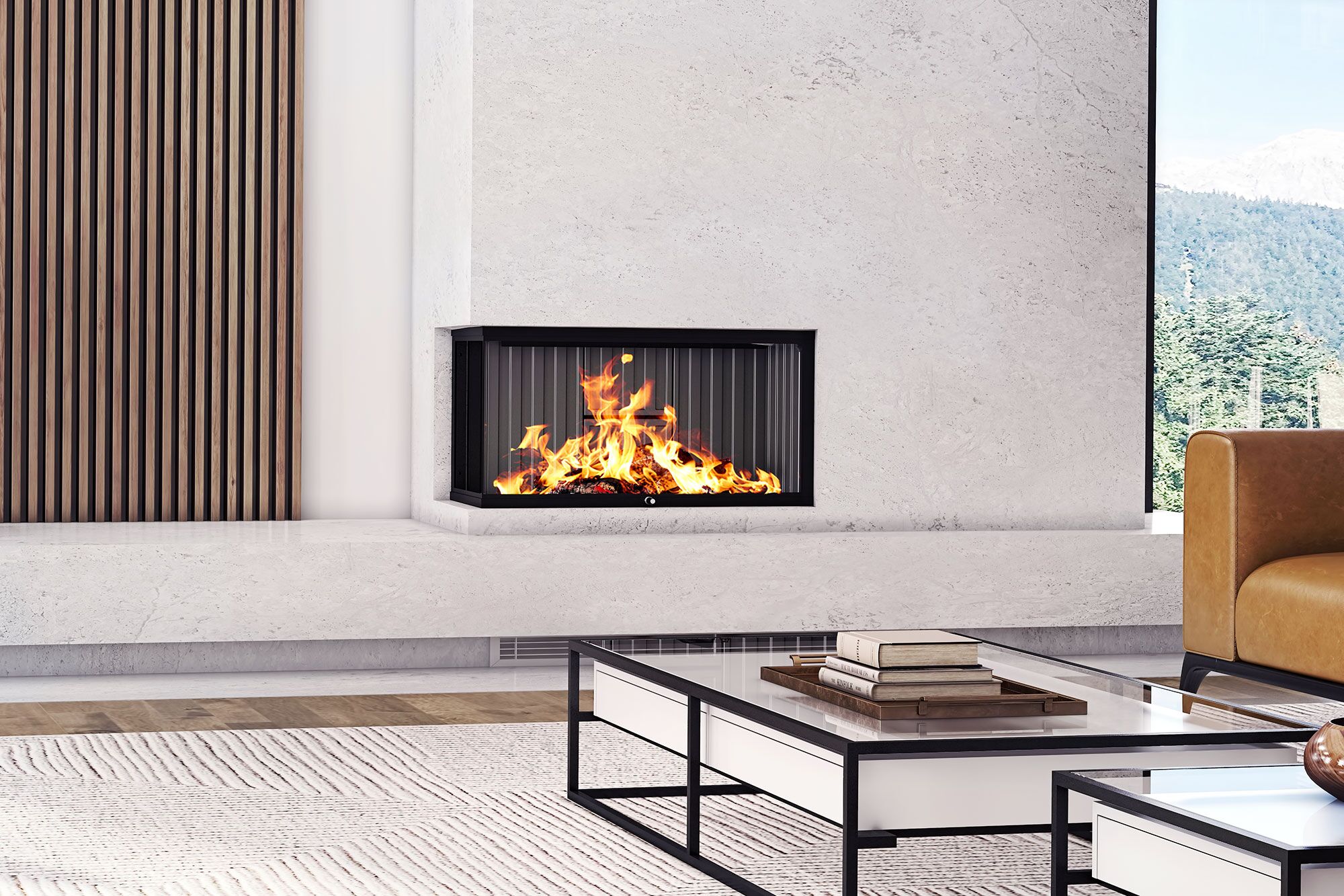 product image fireplace wood luxus 32 corner left hero