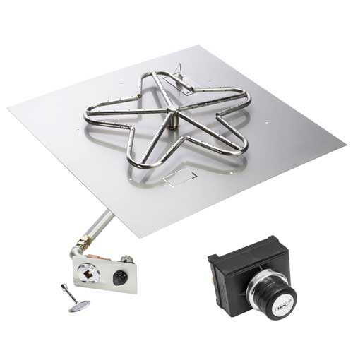 HPC Fire Inspired - Square Flat Inserts - Fire