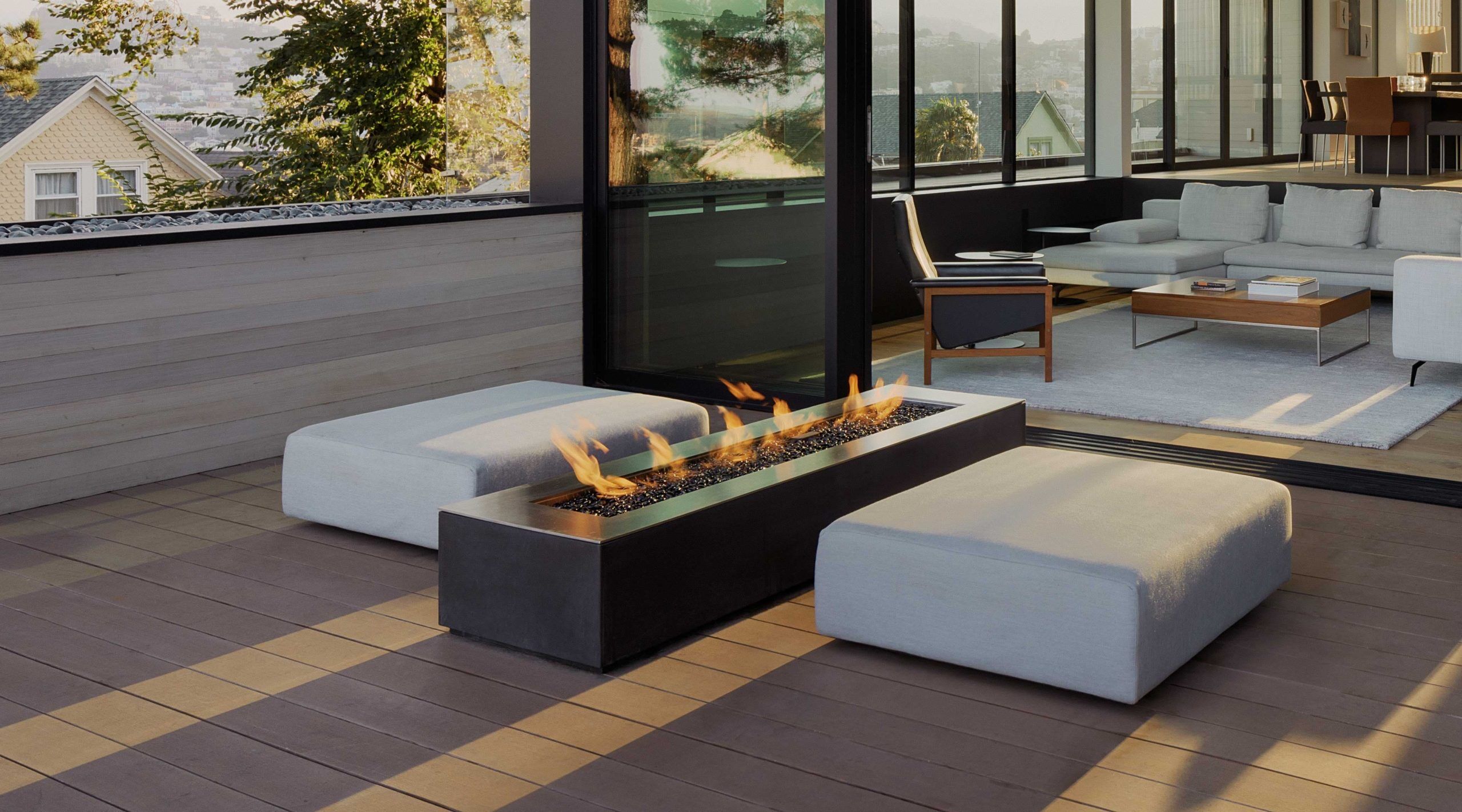 Robata 72 Charcoal Linear fire pit scaled 1
