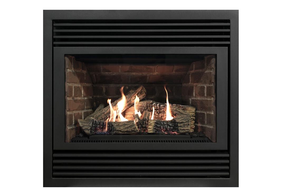 3400 gas fireplace dvt20n red bricks