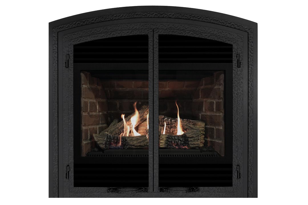 3400 gas fireplace fifab red bricks
