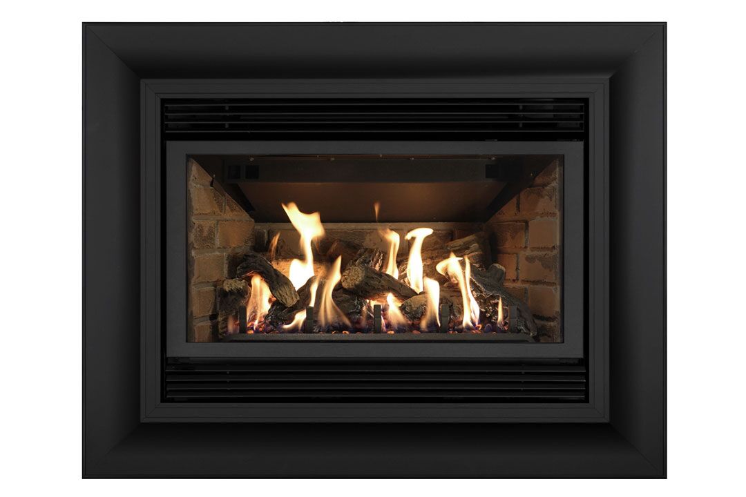 34 gas fireplace insert sk4cab red brick