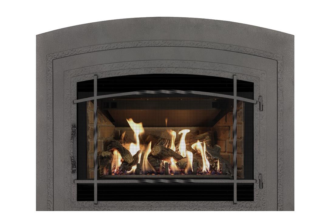 34 gas fireplace insert wifasdp red brick