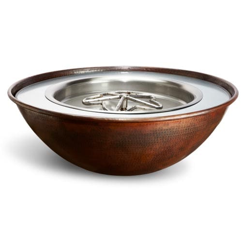 HPC Fire Inspired - Copper Bowl Series Hammered Tempe Model - Bowl
